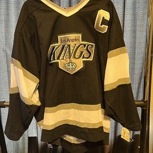 Vintage official licensed LA Kings  Gretzky captain jersey.  BNWT Collectors